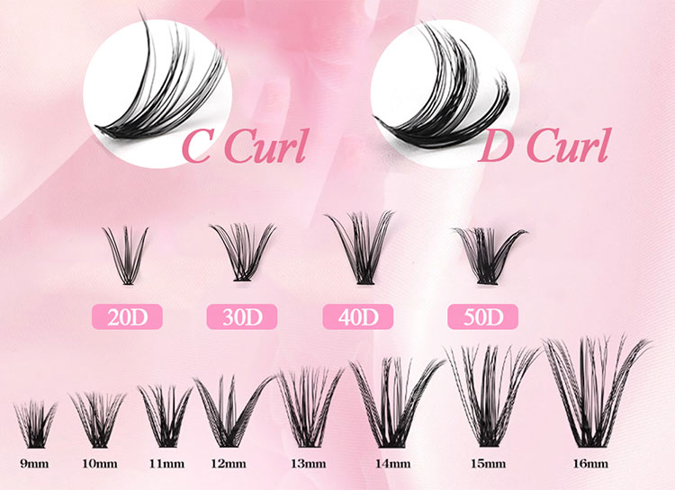 Individual Cluster Lashes